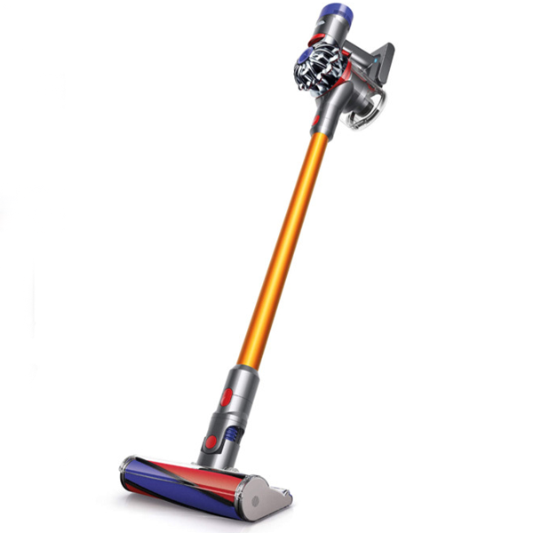 שואב אבק אלחוטי Dyson V8 Absolute - עד 45 דקות עבודה ומברשת לשיער חיות