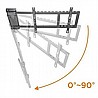 זרוע חשמלית לקיר עבור מסכים דקים CT-STAND MAW400