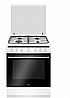 תנור משולב כיריים גז 4 להבות סאוטר Sauter 4780W לבן