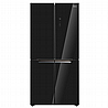 מקרר 4 דלתות מקפיא תחתון 470 ליטר מידאה Midea 6356 זכוכית שחורה