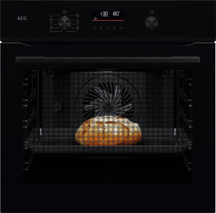 תנור בנוי AEG ABA51211B 71 ליטר SteamBake שחור - 41 תוכניות אוטומטיות