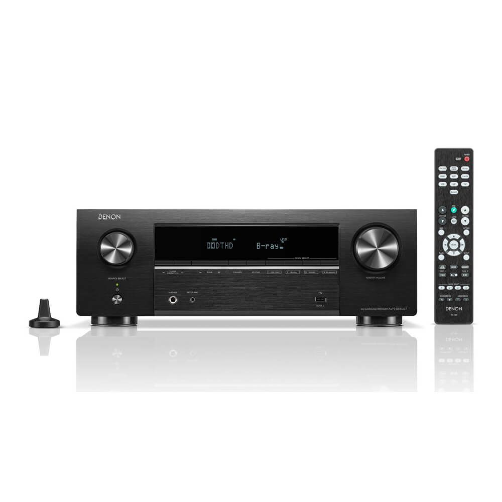 דנון רסיבר קולנוע ביתי 5.2 ערוצים 8K עם Bluetooth דגם AVR-X580BT שחור