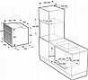 תנור בנוי עם AirFry תא 77 ליטר גורנייה דגם Gorenje BSA6737E15X