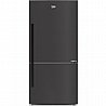 מקרר מקפיא תחתון 574 ליטר בקו Beko CN160238EXB נירוסטה מושחרת