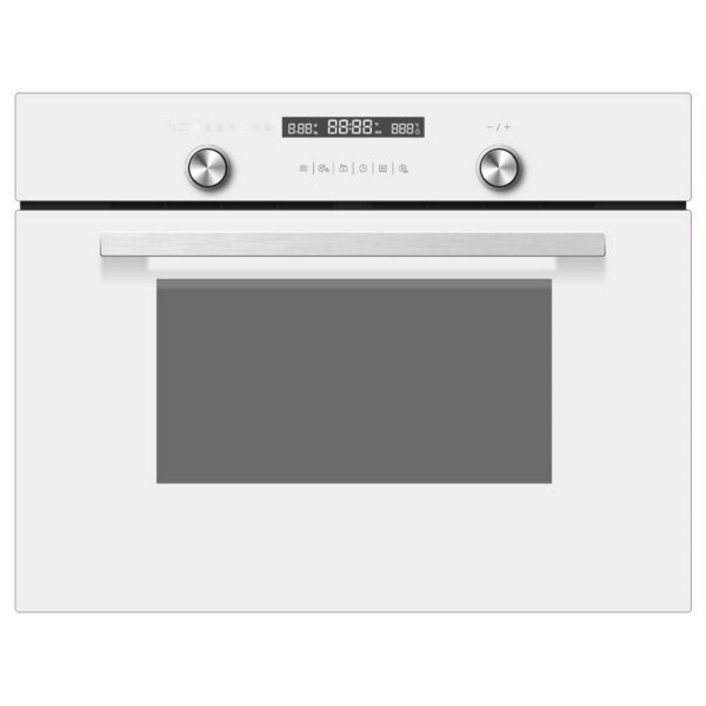 תנור בנוי משולב מיקרוגל Crystal CO45W 45 ליטר - לבן