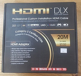 ��� 20 ��� ������ 100% ����� DLX HDMI 4K  ��� DHD-4K2-20M	