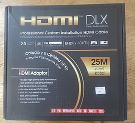 ��� 25 ��� ������ 100% ����� DLX HDMI 4K  ��� DHD-4K2-25M	
