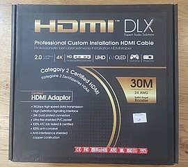 ��� 30 ��� ������ 100% ����� DLX HDMI 4K  ��� DHD-4K2-30M	
