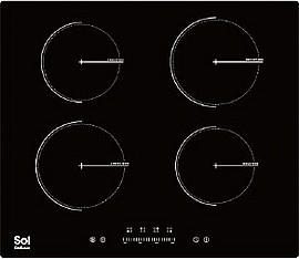 כיריים אינדוקציה 4 אזורי בישול סול SOL FQ6IND 487 כיריים אינדוקציה 4 אזורי בישול סול SOL FQ6IND 487