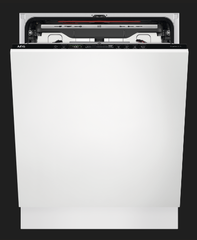 מדיח כלים אינטגרלי מלא AEG FSK93707P 60 ס"מ - 15 מערכות, 39dB, TimeBeam
