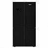 מקרר 4 דלתות 535 ליטר גרונדינג Grunding GQN1621GB זכוכית שחורה