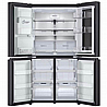 מקרר 4 דלתות 638 ליטר אל ג'י LG GR730BINS נירוסטה מושחרת