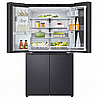 מקרר 4 דלתות 638 ליטר אל ג'י LG GR730BINS נירוסטה מושחרת