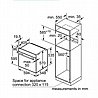 תנור בנוי 71 ליטר סימנס Siemens HB234A0B0 שחור