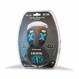 כבל 5 מטר LEXUS HDMI 4K מדגם HD405 כבל 5 מטר LEXUS HDMI 4K מדגם HD405