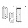 מקרר אינטגרלי מילה 307 ליטר Miele K7733E