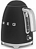 קומקום חשמלי 1.7 ליטר סמאג Smeg KLF03BLEU שחור מבריק