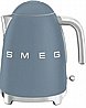 קומקום חשמלי 1.7 ליטר סמאג Smeg KLF03BLEU שחור מבריק