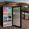 מקרר מיני בר 91 ליטר סיריוס ליוינג Sirius Living MREF192 דלת זכוכית שחורה