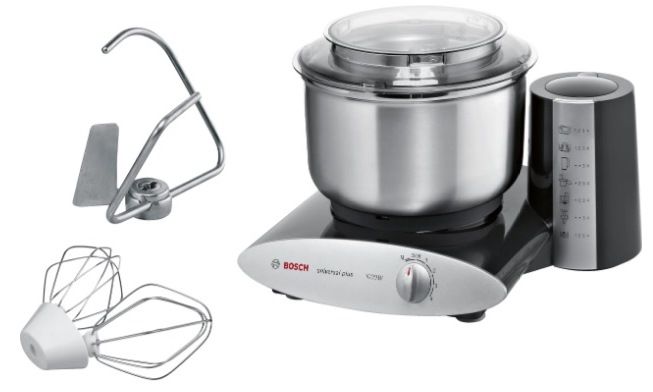 מיקסר Bosch MUM6N20A1 1000W קערת נירוסטה 5.3 ליטר - שחור נירוסטה