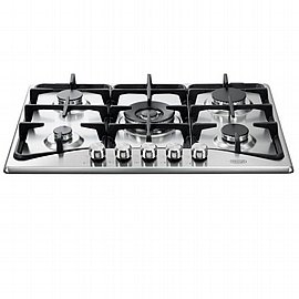 כיריים גז 5 להבות דלונגי Delonghi NDG82X נירוסטה כיריים גז 5 להבות דלונגי Delonghi NDG82X נירוסטה