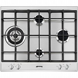 כיריים 4 מבערים גז SMEG סמאג נירוסטה דגם P260XGHBN כיריים 4 מבערים גז SMEG סמאג נירוסטה דגם P260XGHBN