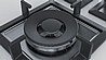 כיריים גז 5 להבות Bosch בוש זכוכית לבנה דגם PPQ7A2M20Y