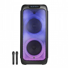 רמקול בידורית קריוקי Pure Acoustics LAVO 1250W - כולל 2 מיקרופונים רמקול בידורית קריוקי Pure Acoustics LAVO 1250W - כולל 2 מיקרופונים