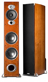 זוג רמקולים רצפתיים PolkAudio גימור : שרי / שחור דגם RTI-A7 זוג רמקולים רצפתיים PolkAudio גימור : שרי / שחור דגם RTI-A7
