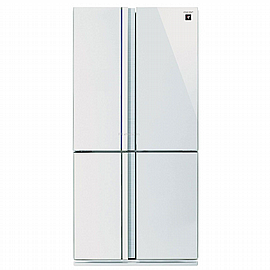 מקרר 4 דלתות 618 ליטר שארפ Sharp SJ8942WH זכוכית לבנה מקרר 4 דלתות 618 ליטר שארפ Sharp SJ8942WH זכוכית לבנה