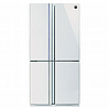 מקרר 4 דלתות 618 ליטר שארפ Sharp SJ8942WH זכוכית לבנה