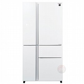 מקרר 5 דלתות שארפ דגם SHARP SJ-R9732WH זכוכית לבנה מקרר 5 דלתות שארפ דגם SHARP SJ-R9732WH זכוכית לבנה