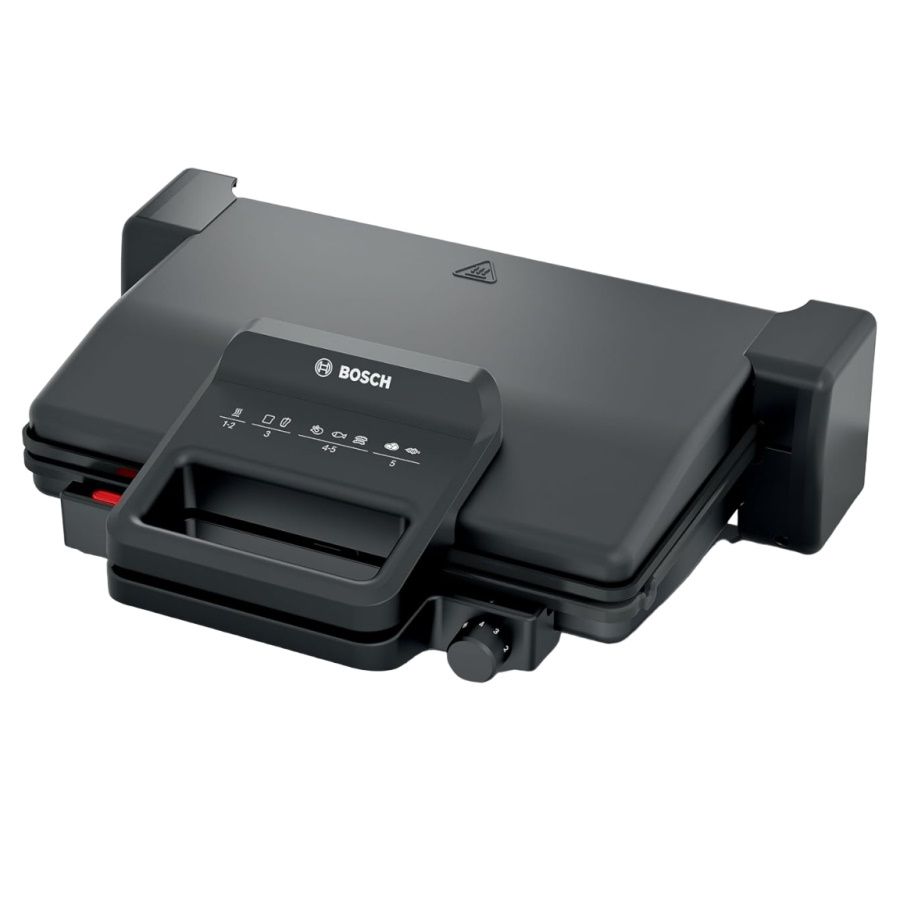 גריל מגע וטוסטר לחיצה Bosch TCG3323 2000W - שחור