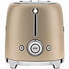 מצנם 2 פרוסות בעיצוב רטרו יוקרתי סמאג Smeg TFS01BR שמפניה