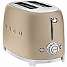 מצנם 2 פרוסות בעיצוב רטרו יוקרתי סמאג Smeg TFS01BR שמפניה