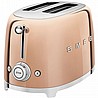 מצנם 2 פרוסות בעיצוב רטרו יוקרתי סמאג Smeg TFS01GP זהב ורוד