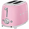 מצנם 2 פרוסות בעיצוב רטרו יוקרתי סמאג Smeg TFS01P ורוד