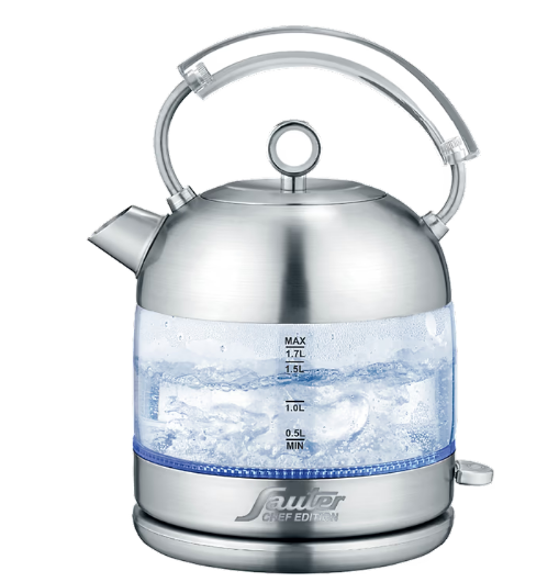 קומקום זכוכית רטרו Sauter WK984G 1.7 ליטר 2400W