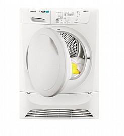 מייבש כביסה אינוורטר 8 ק"ג זנוסי Zanussi ZDC82026Z מייבש כביסה אינוורטר 8 ק"ג זנוסי Zanussi ZDC82026Z