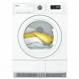 מייבש כביסה 8 ק"ג זנוסי דגם Zanussi ZDCB284W מייבש כביסה 8 ק"ג זנוסי דגם Zanussi ZDCB284W