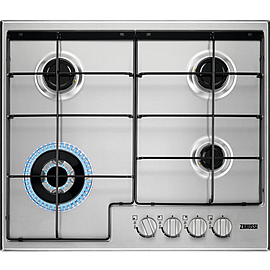 כיריים גז Zanussi ZGH65424XS זנוסי 60 ס"מ נירוסטה עם מבער ווק עוצמתי כיריים גז Zanussi ZGH65424XS זנוסי 60 ס"מ נירוסטה עם מבער ווק עוצמתי