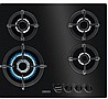 כיריים גז 4 להבות זנוסי Zanussi ZGO68420BA שחור