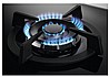 כיריים גז 5 להבות+מבער ווק זנוסי Zanussi ZGO78520BA שחור